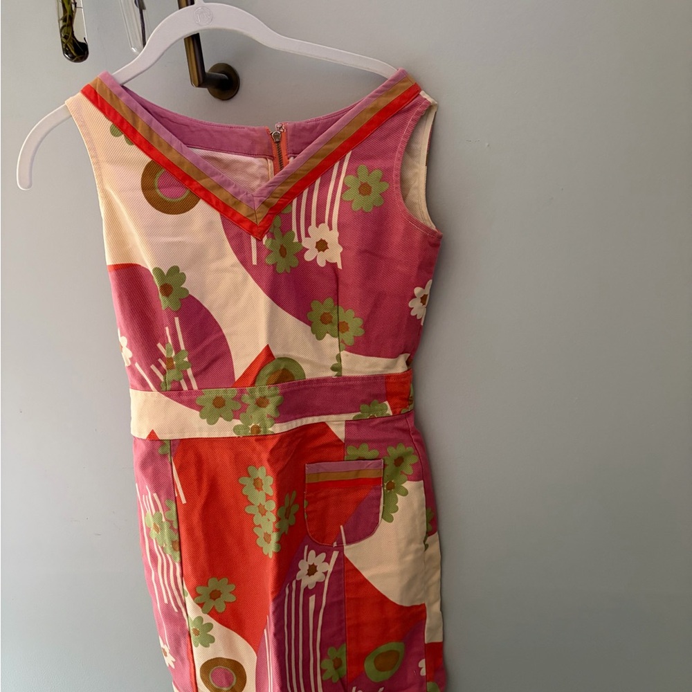 Marc Jacobs Pink and Red Mini Dress